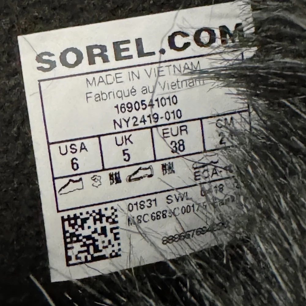 Sorel | Tofino II' Faux‎ Fur Lined Waterproof Boot in Black NY2419-010 Sz. 6